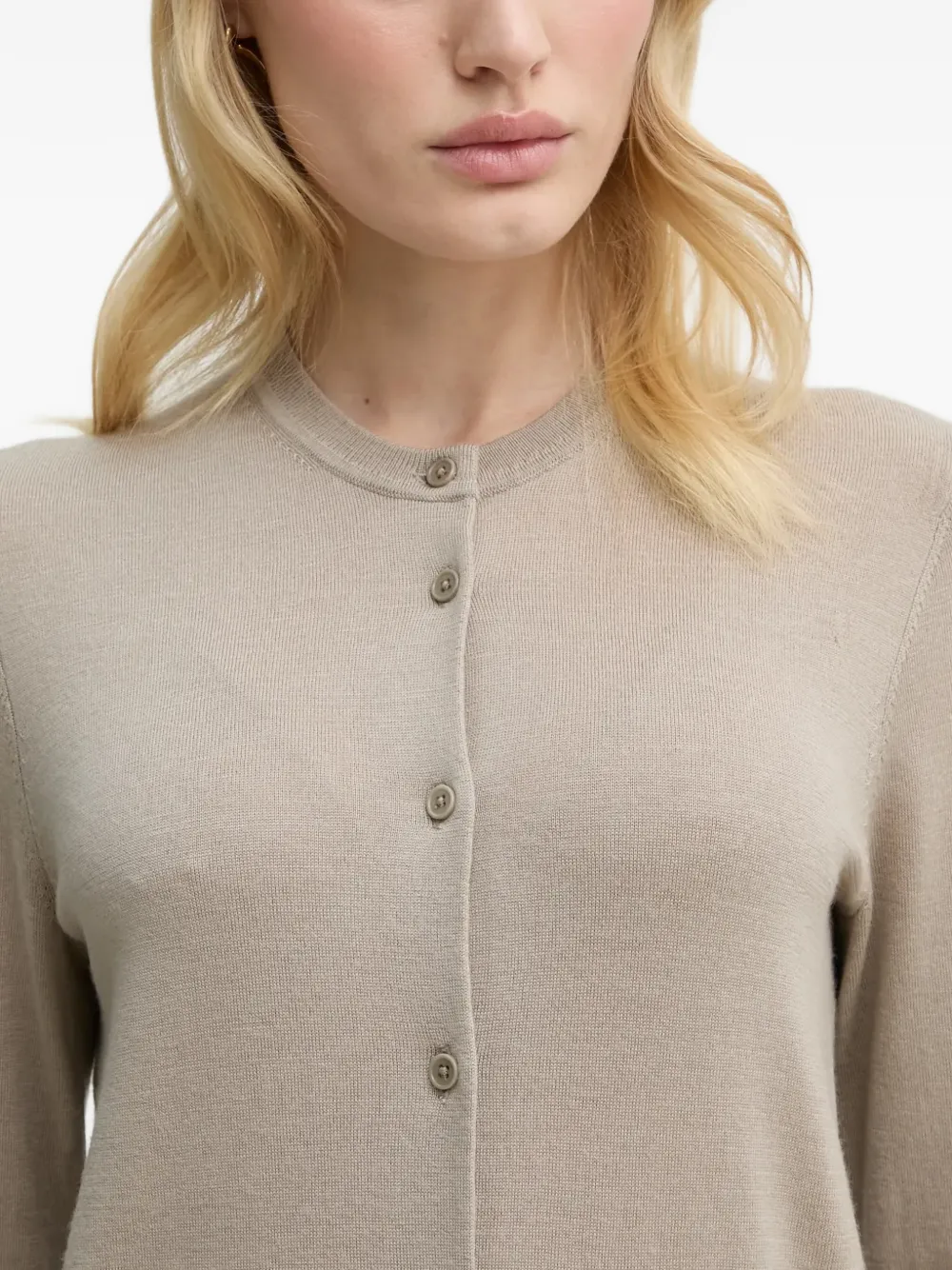 Filippa K Vest met knopen Beige