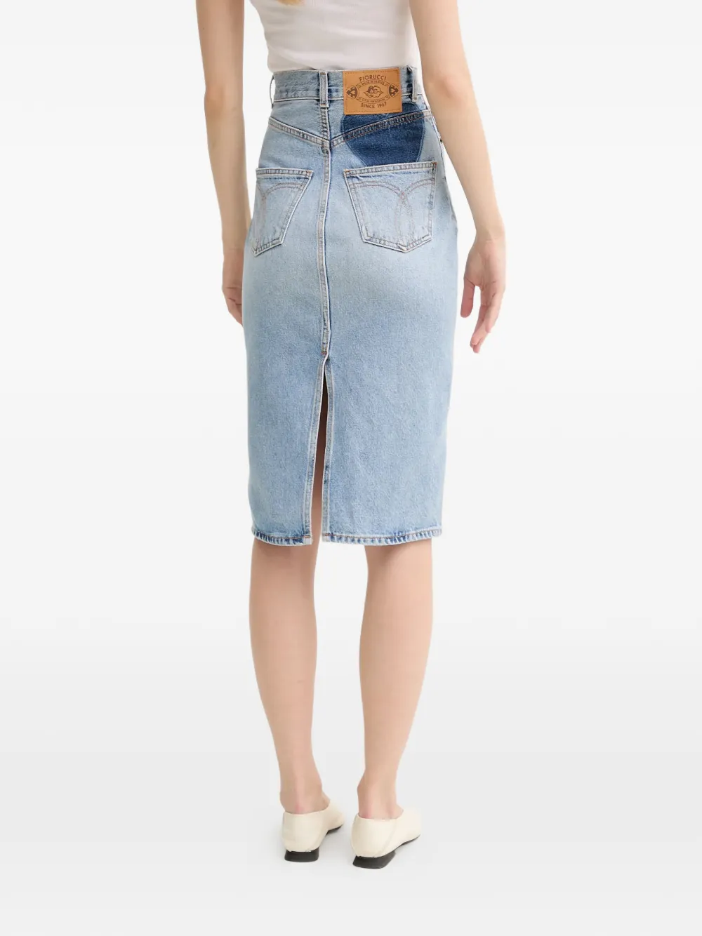  Fiorucci Pocket Midi Skirt - Blue 