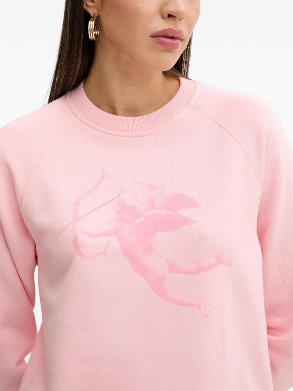 Fiorucci Sweater met print Roze