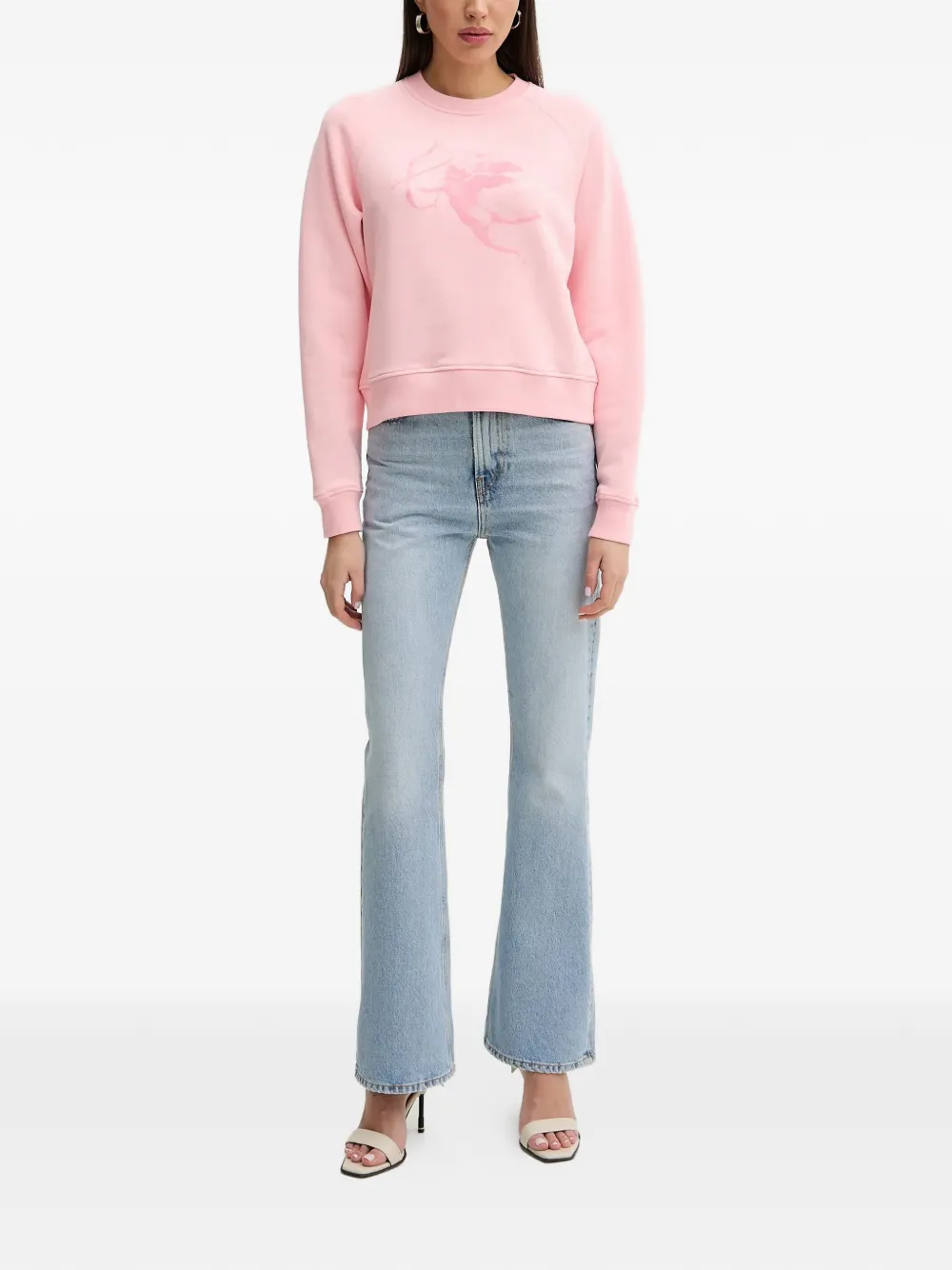  Fiorucci Cupid-graphic Sweatshirt - Pink 