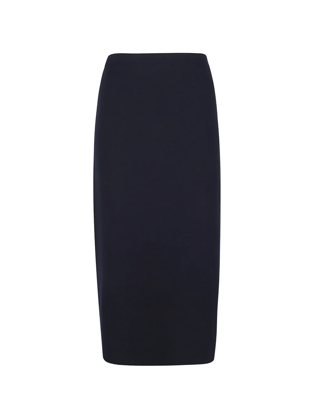 KHAITE Patri pencil wool midi skirt - Blu