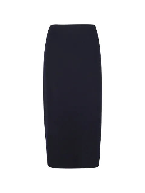 KHAITE jupe crayon mi-longue en laine Patri