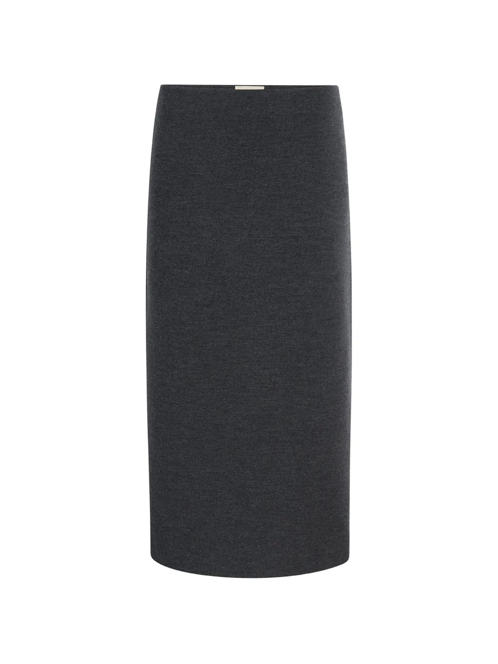 KHAITE Patri pencil wool midi skirt - Blu