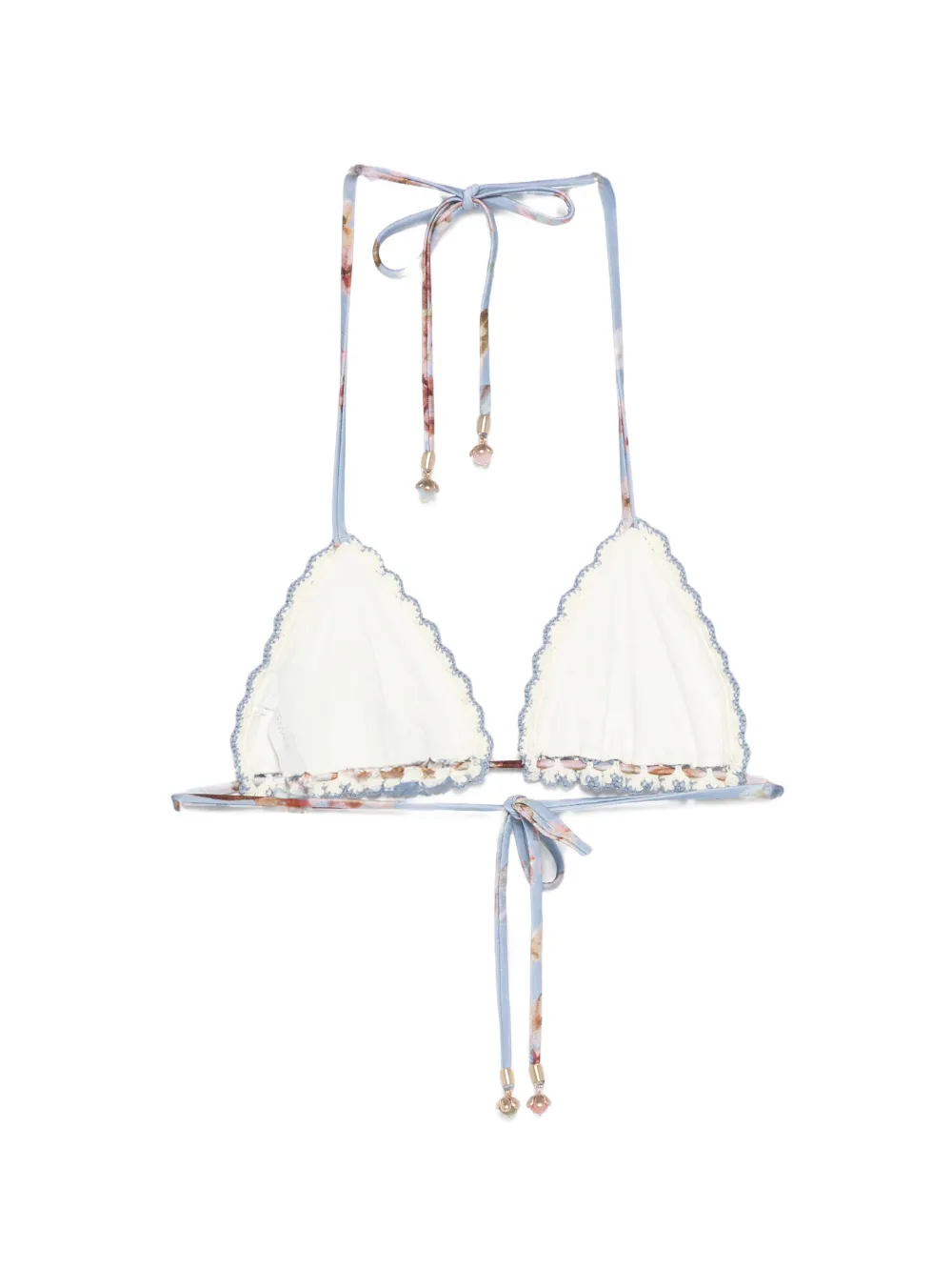  Zimmermann Awaken Crochet Bikini Top - White 
