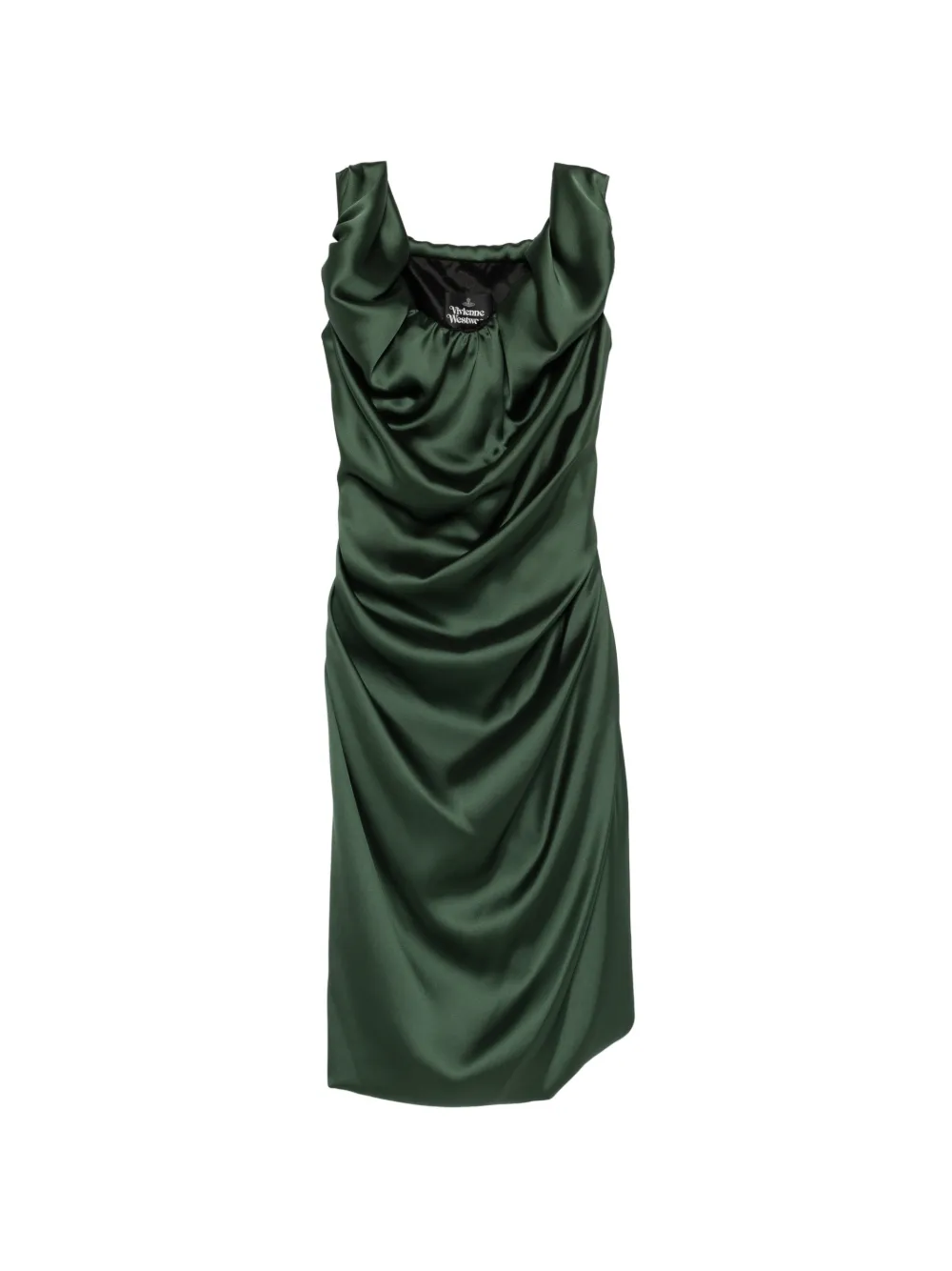 Vivienne Westwood Ginnie Amber draped dress - Verde