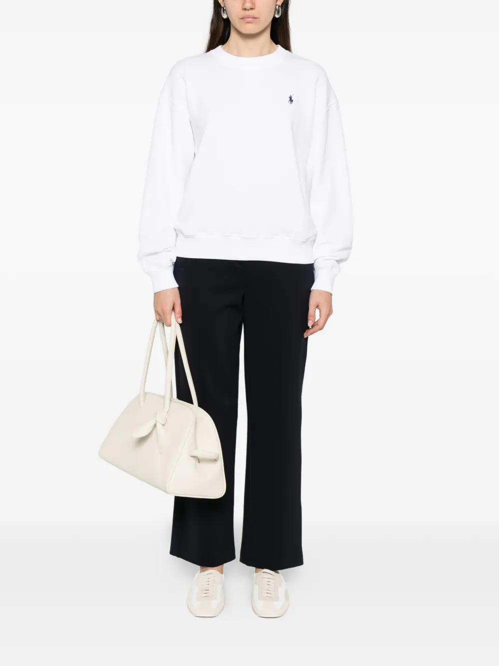 Polo Ralph Lauren Sweater met logo Wit