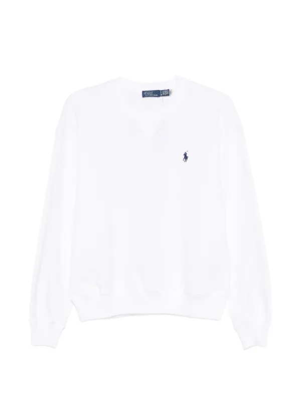 Polo Ralph Lauren Logo-detail Sweatshirt in White