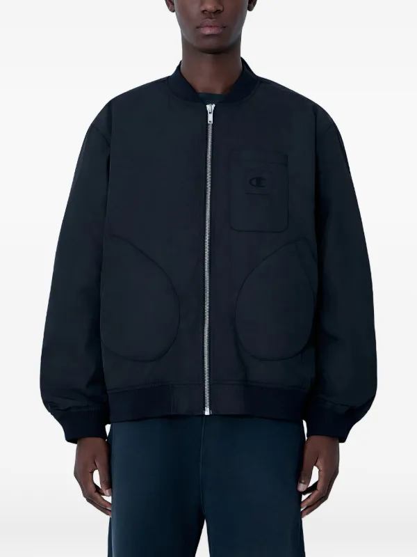 Champion パッチポケット ボンバージャケット | ブラック | FARFETCH JP