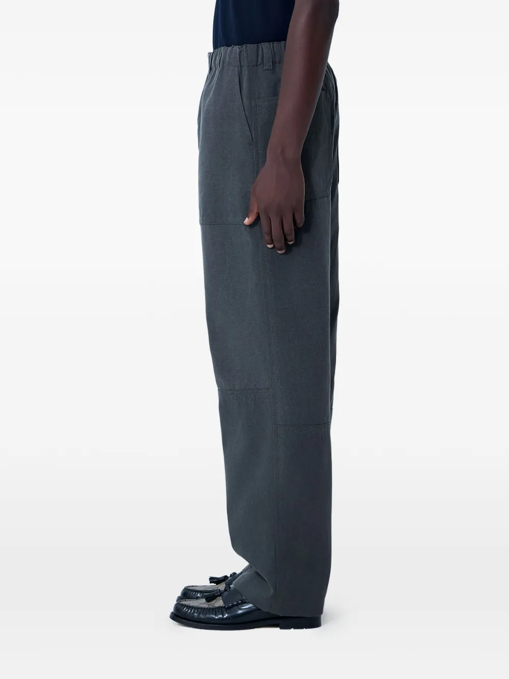  Gucci Panelled Elasticated Trousers - Grey 