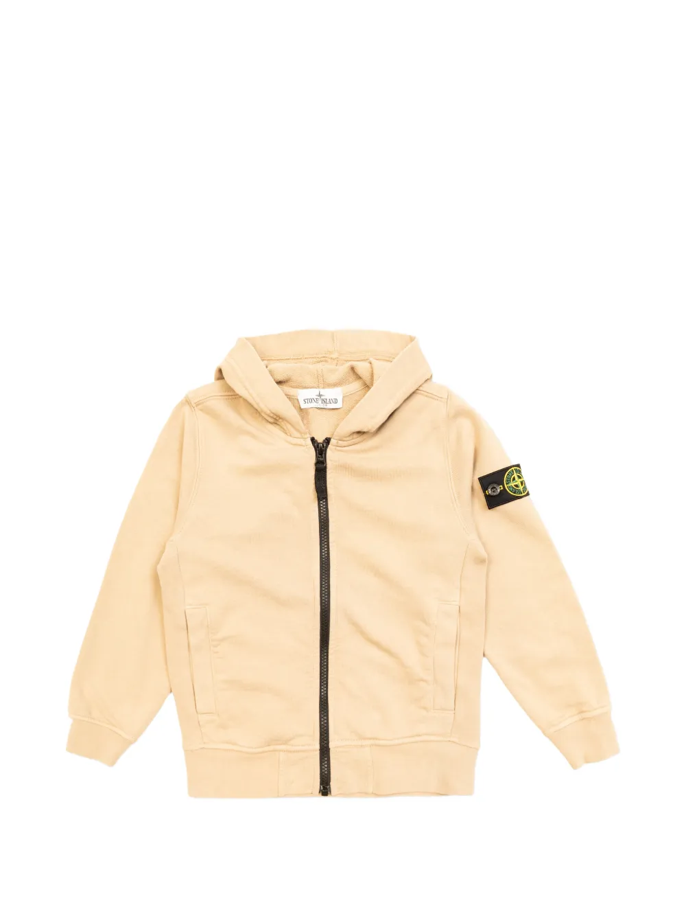 Stone Island Junior zip-up hoodie - Toni neutri
