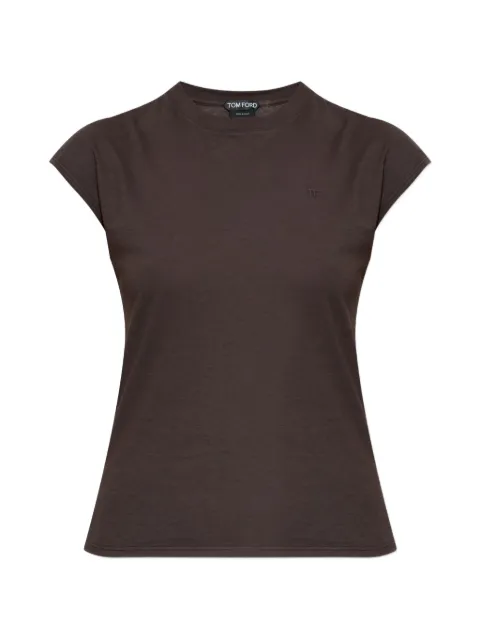 TOM FORD logo-embroidered T-shirt