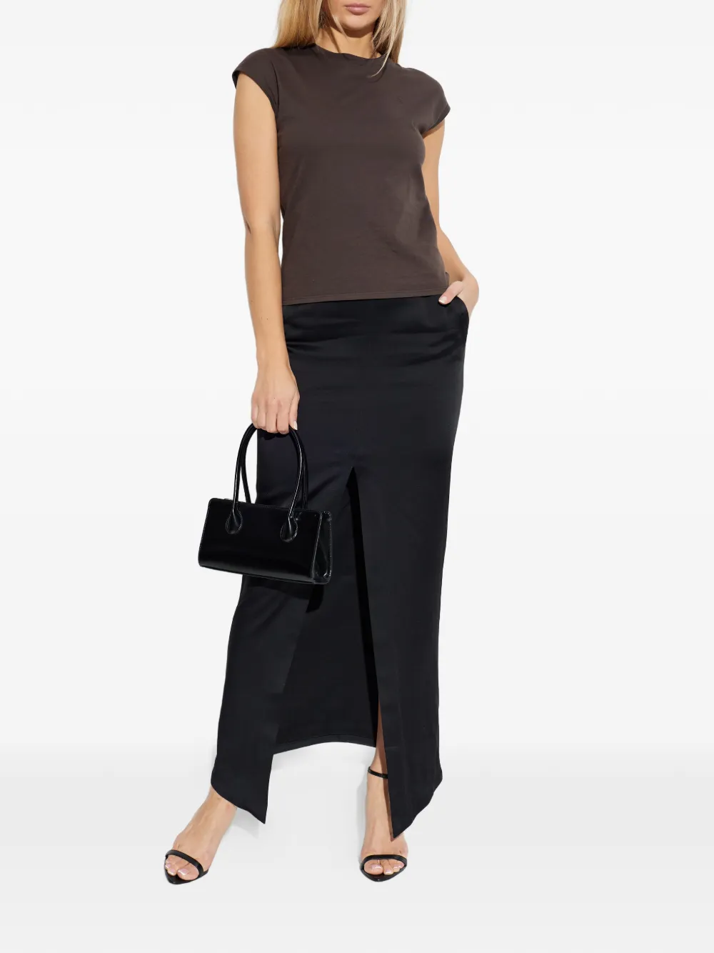  Tom Ford Logo-embroidered T-shirt - Brown 