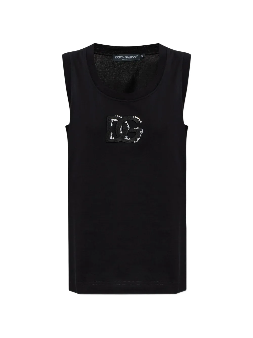 Dolce & Gabbana logo-embellished top - Schwarz