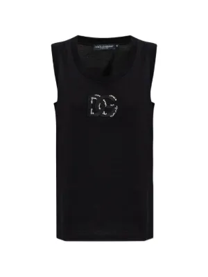 Dolce & Gabbana リブロゴタンクトップ | ホワイト | FARFETCH JP