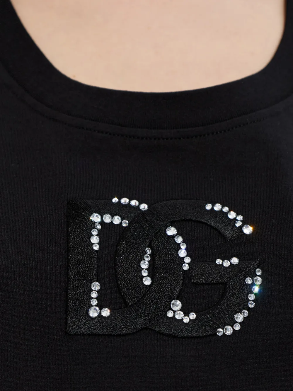 Dolce & Gabbana Top met logo Zwart