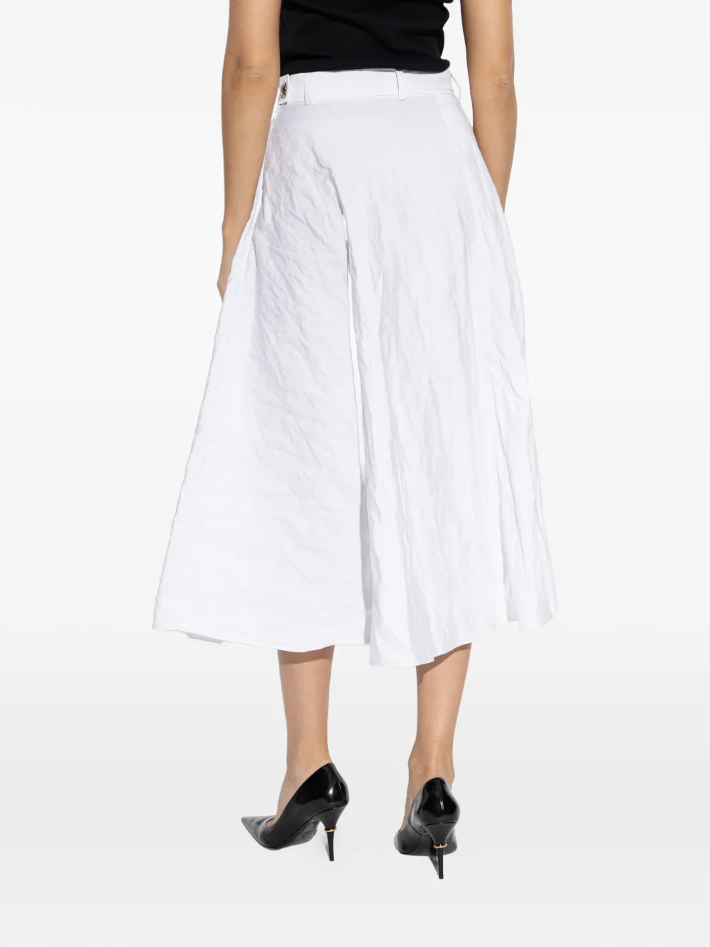 Moschino flared rok Wit