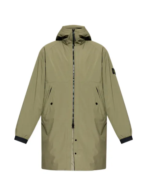 Stone Island hooded patch jacket