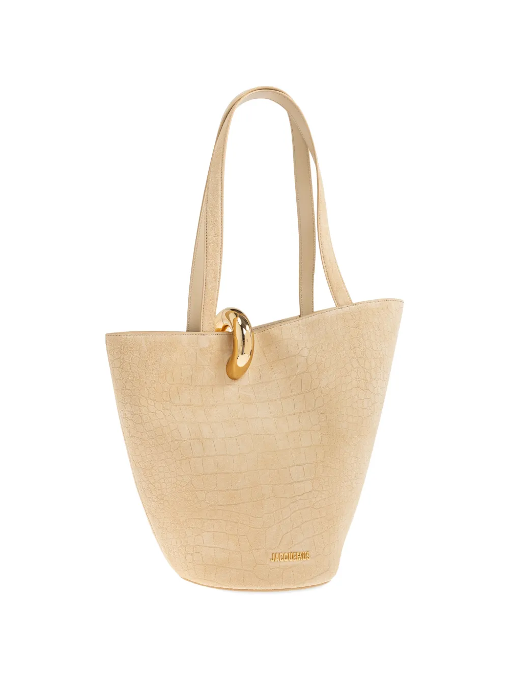 The Medium Bambola crocodile-effect shoulder bag
