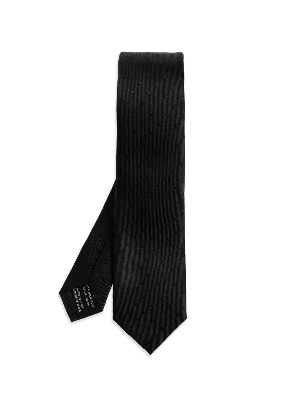 TOM FORD polka-for silk tie - Nero