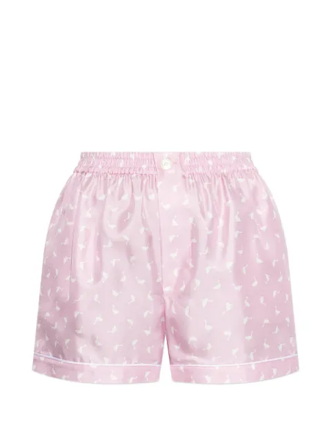 Moschino print shorts