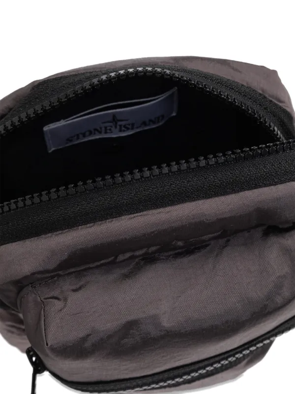 Stone Island ジップ ショルダーバッグ | グレー | FARFETCH JP