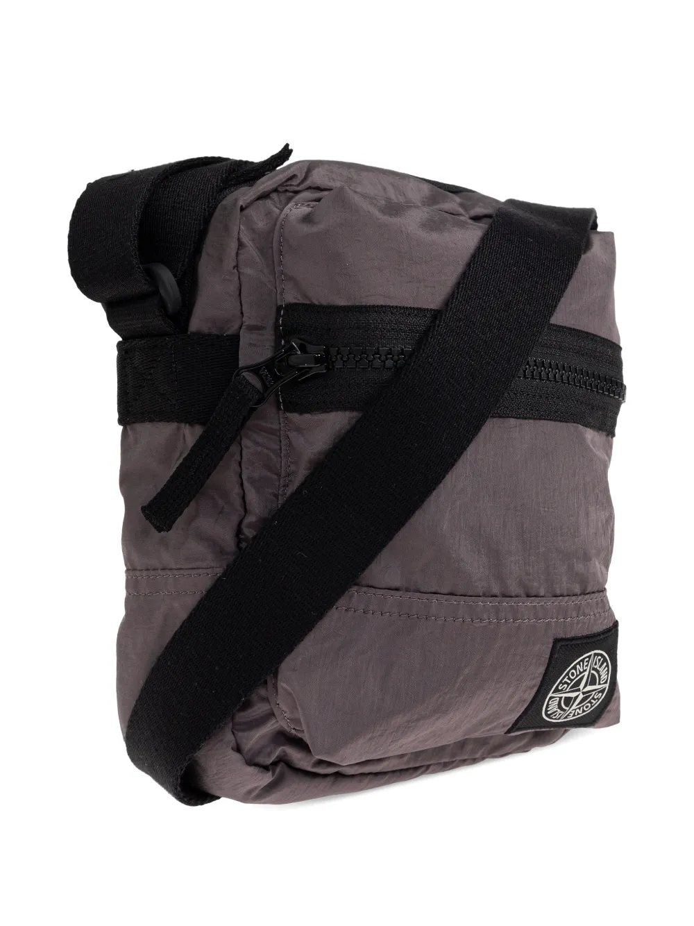 Stone Island Zip Cross Body Bag | Grey | FARFETCH
