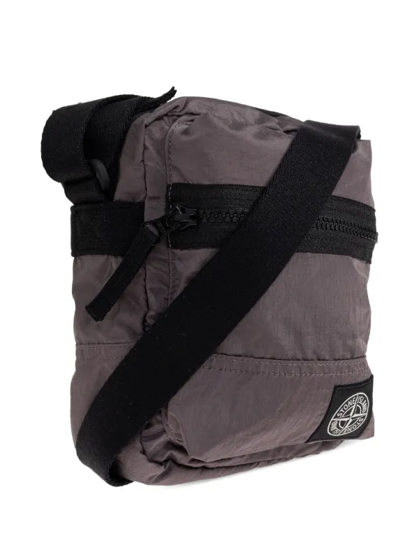 Stone Island ジップ ショルダーバッグ | グレー | FARFETCH JP