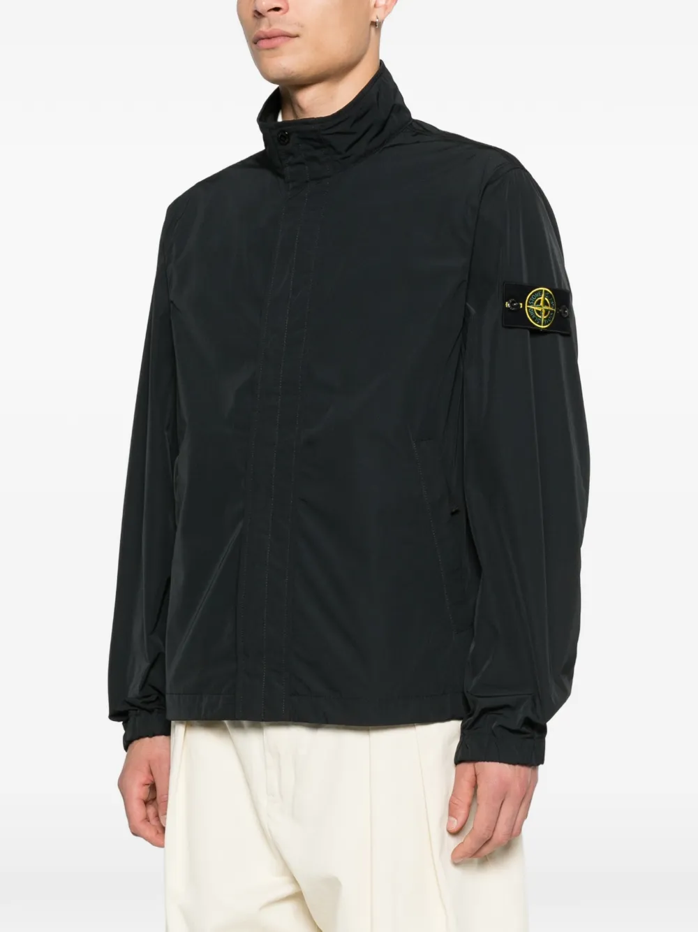  Stone Island Logo-patch Jacket - Black 