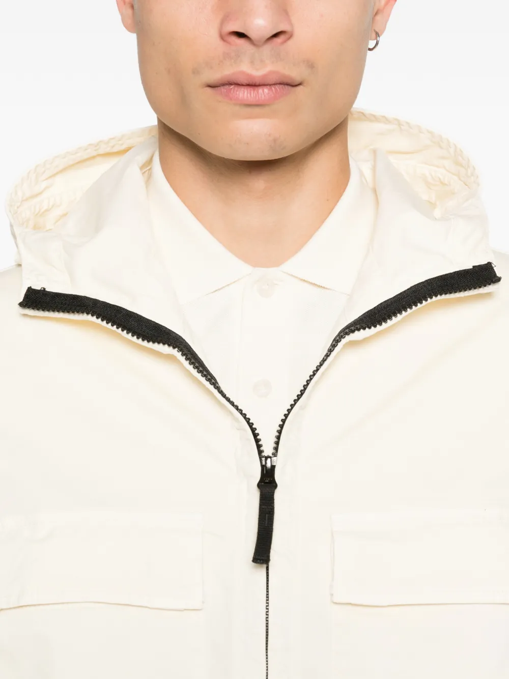 Stone Island Jack met capuchon en rits Beige