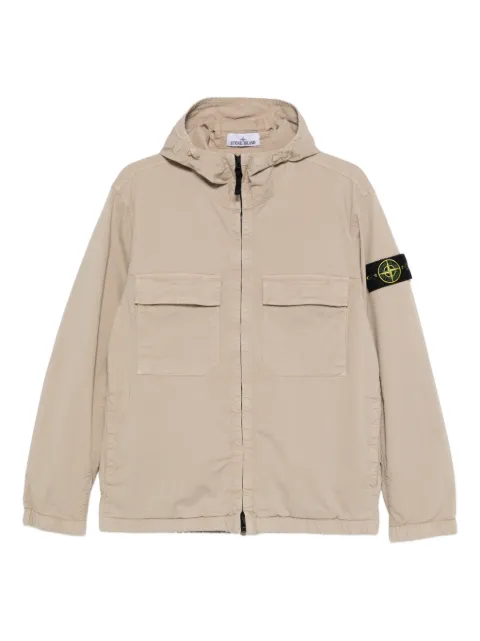 Stone Island hooded pocket jacket