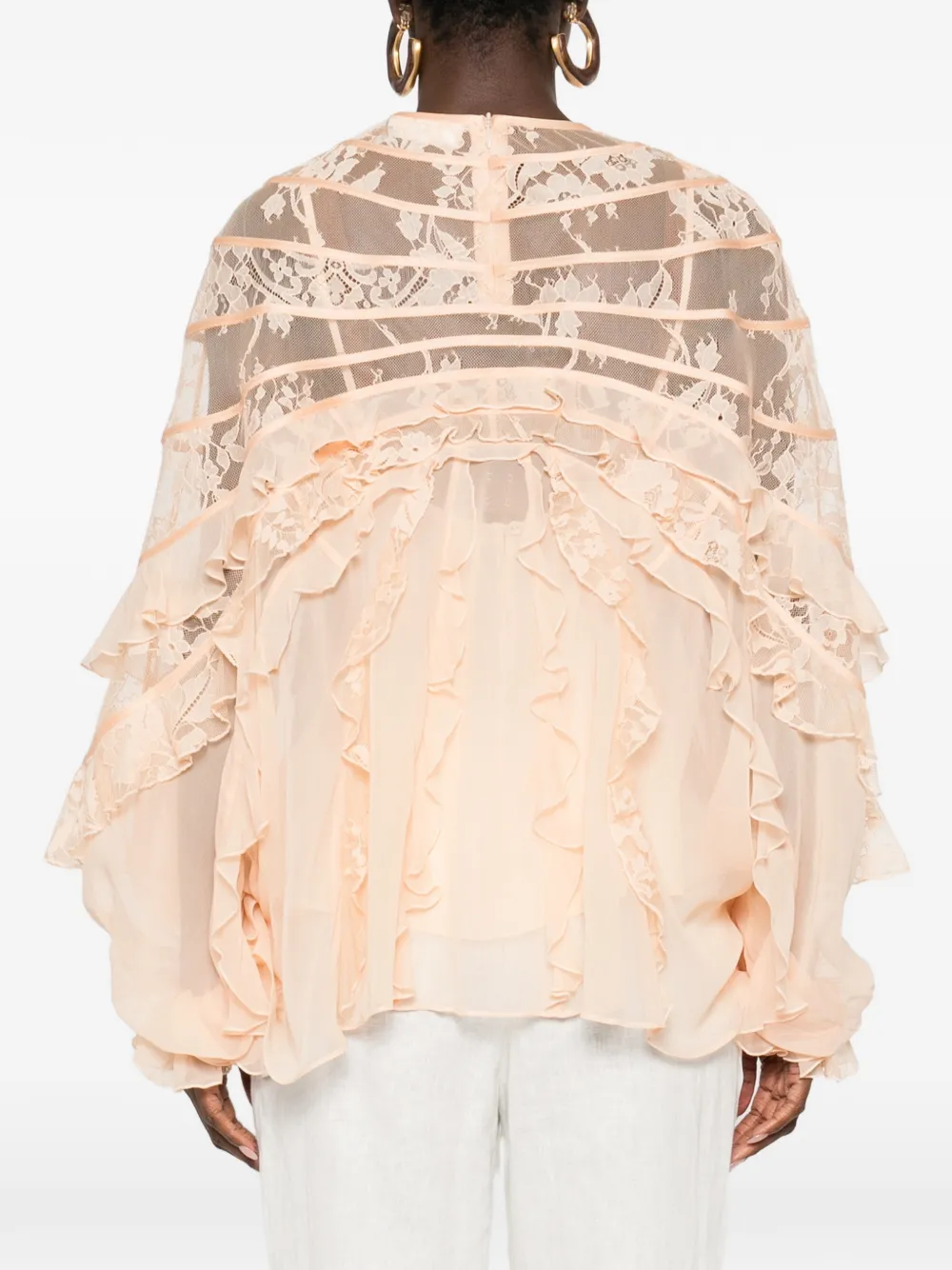 ZIMMERMANN Rebellion Splice Billow blouse Beige