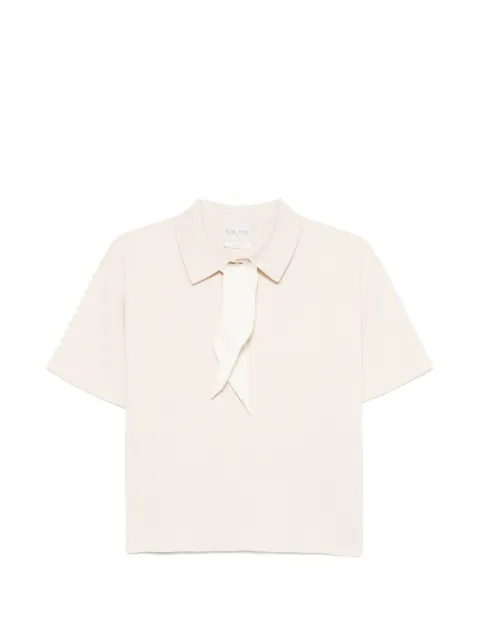 Forte Forte tie knit polo top