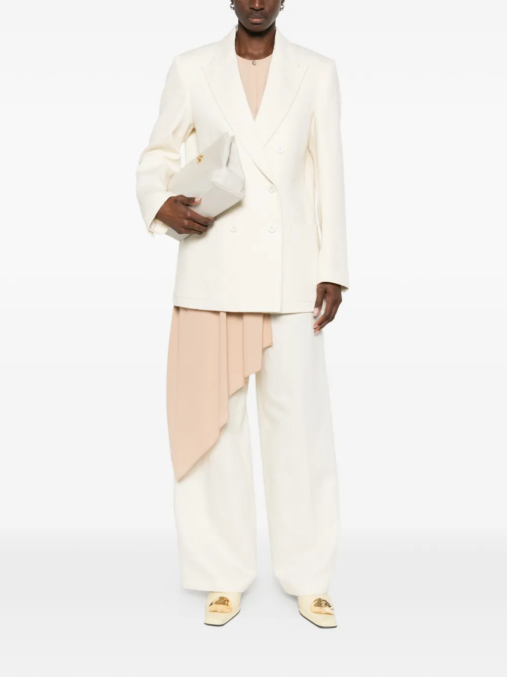 Double-Breasted Pocket Blazer