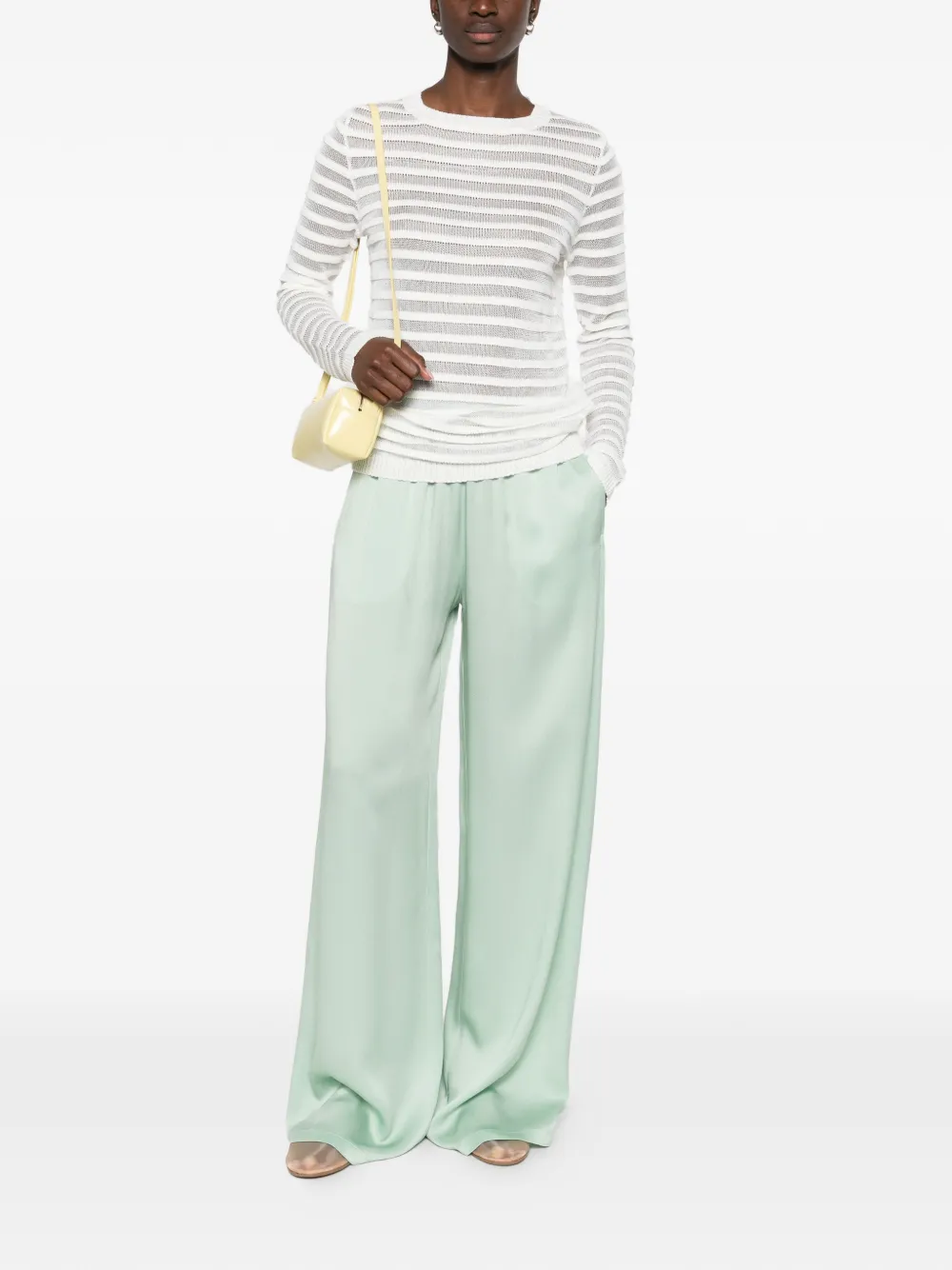 Fabiana Filippi elasticated palazzo pants - Groen