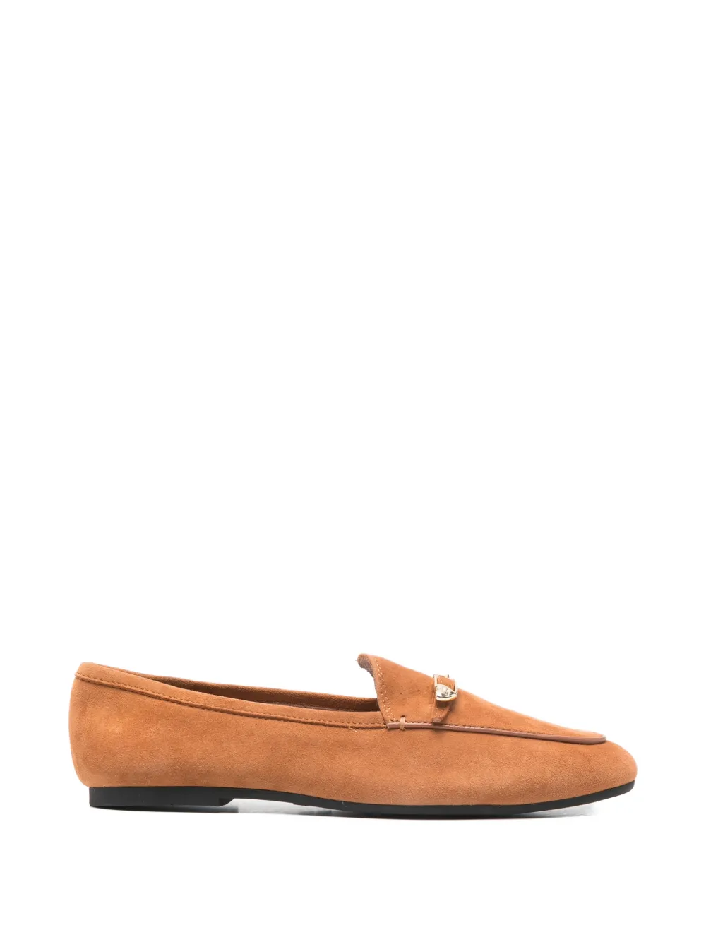 Love Moschino gold-tone hardware loafers - Marrone