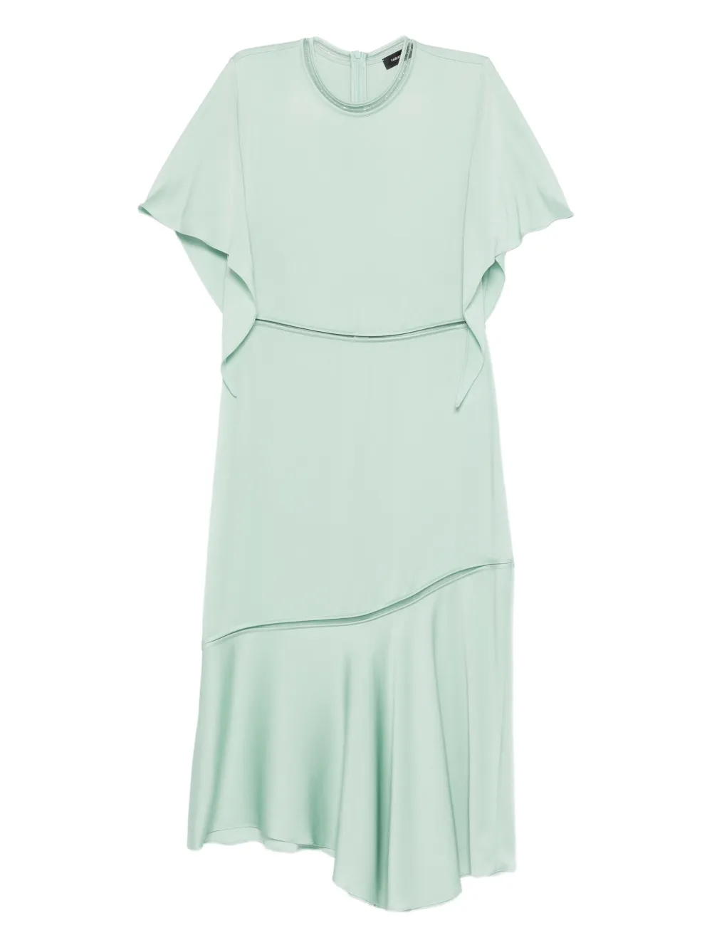 Fabiana Filippi gathered-detail midi dress - Verde