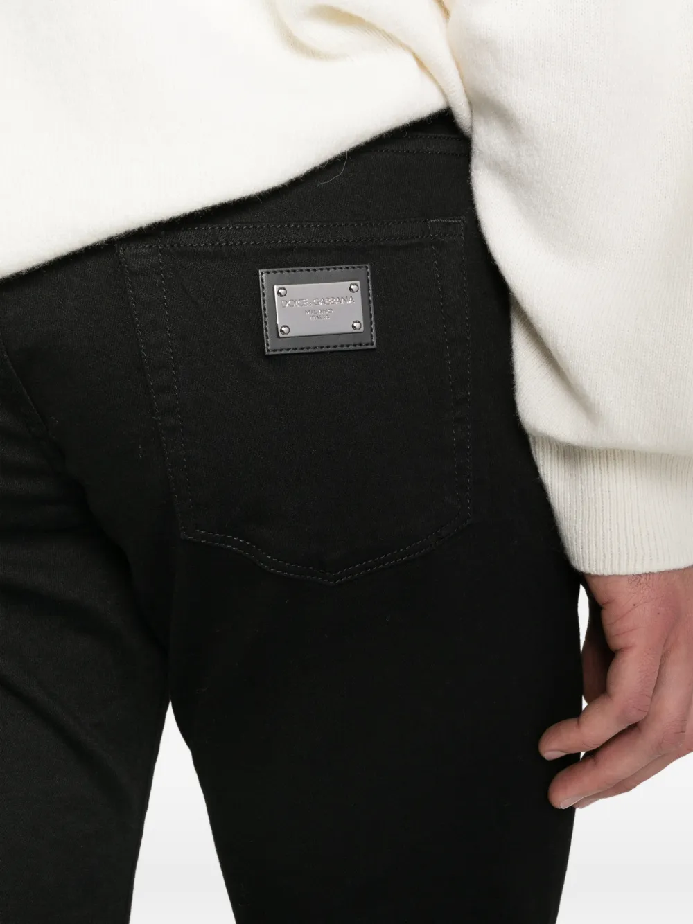 Dolce & Gabbana Skinny broek Zwart