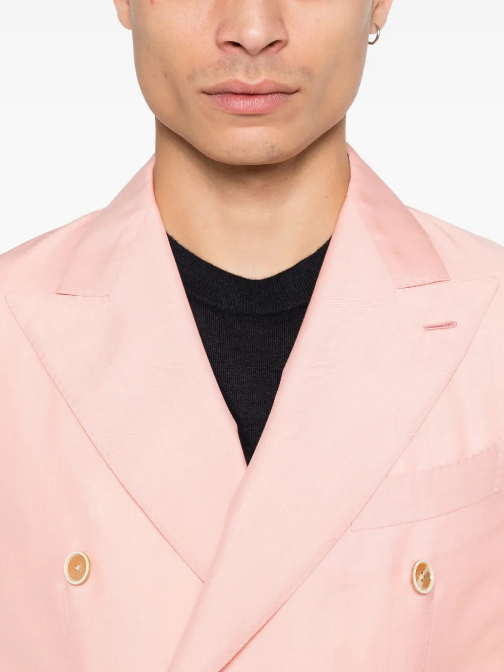 Aida Double-Breasted Pocket Blazer