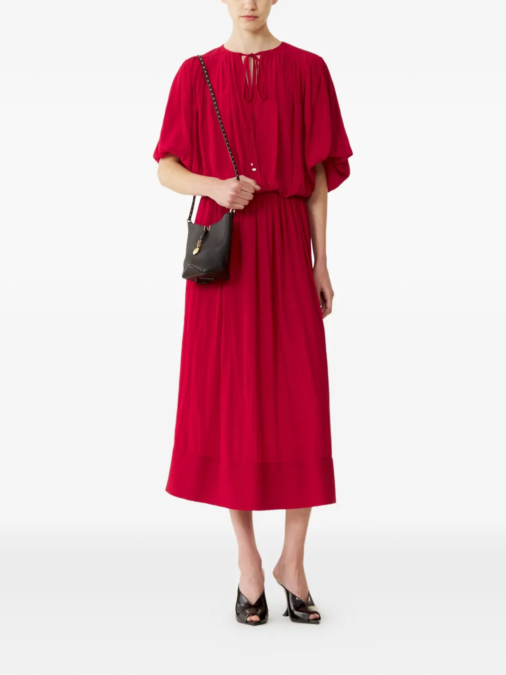 Lanvin tie detailing dress - Rood