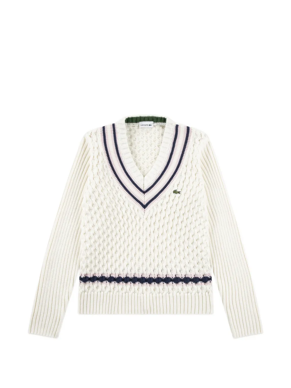 Lacoste Kids V-neck sweater - Toni neutri