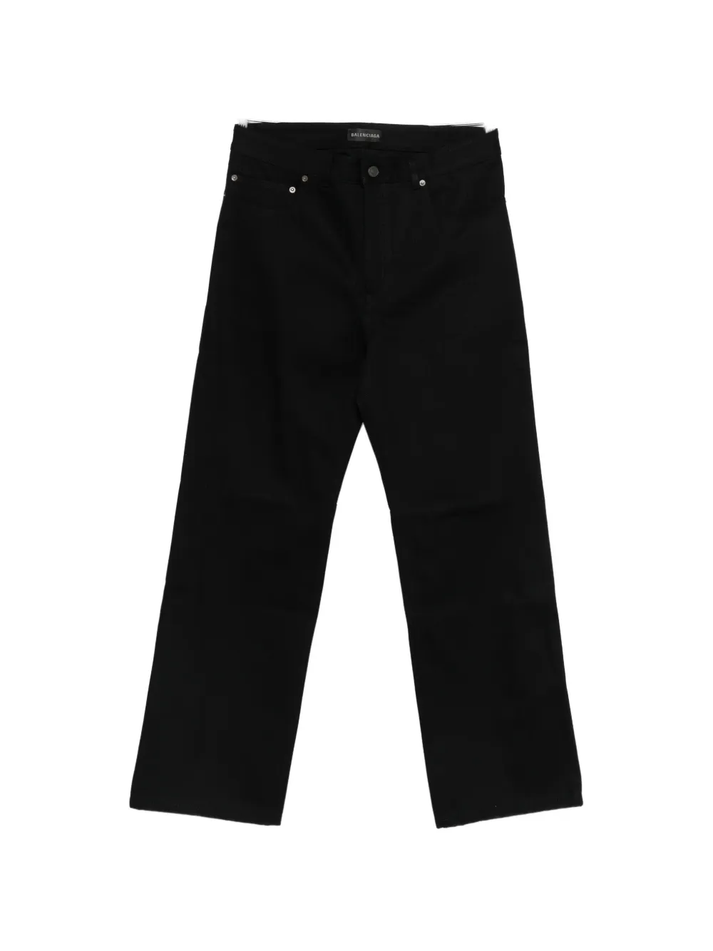 Balenciaga buttoned straight-leg jeans - Nero