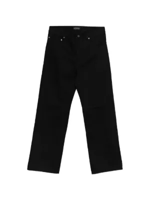 Balenciaga Twill Utility Trousers | Black | FARFETCH