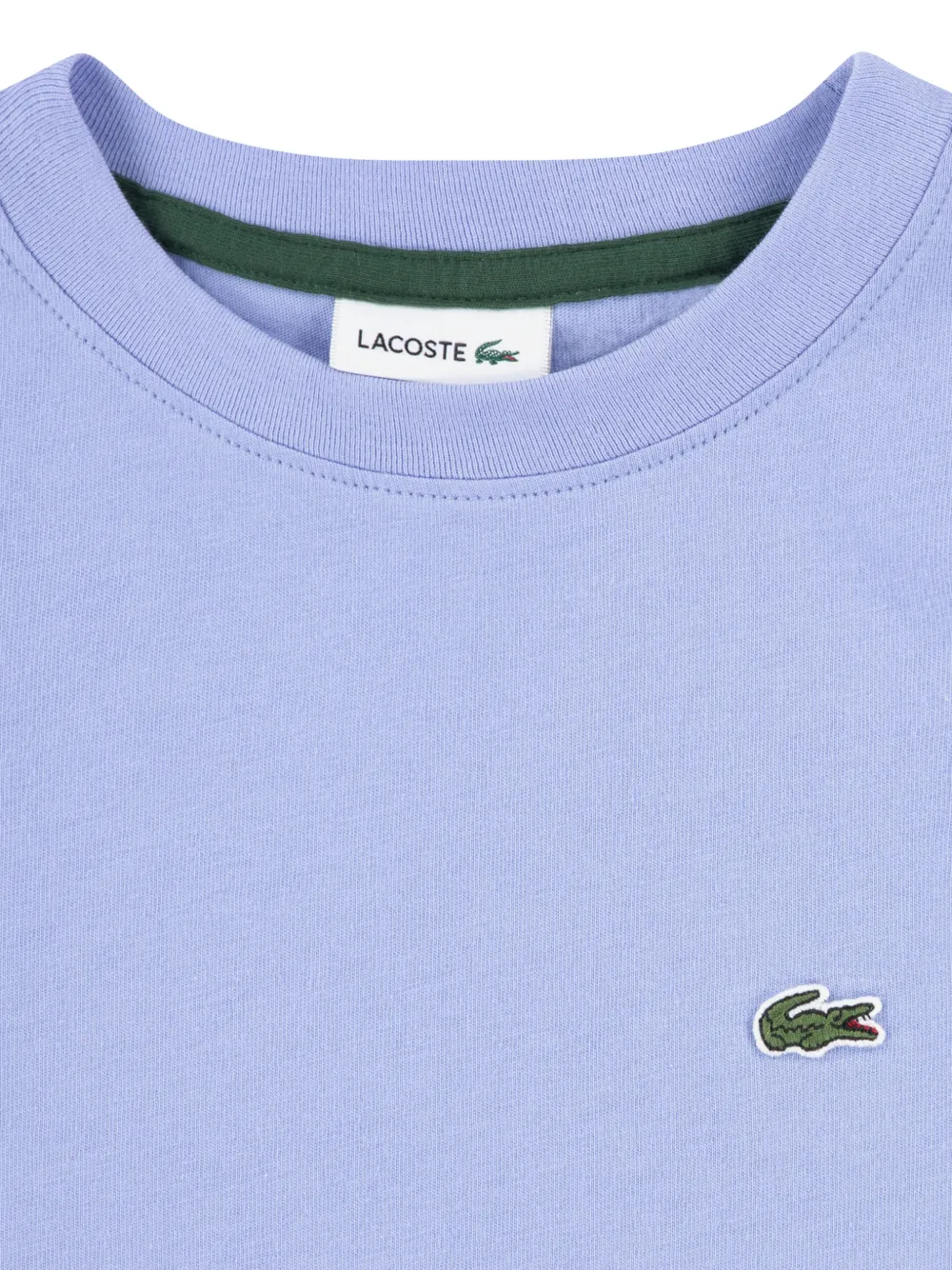 Lacoste Kids T-shirt met logo Paars