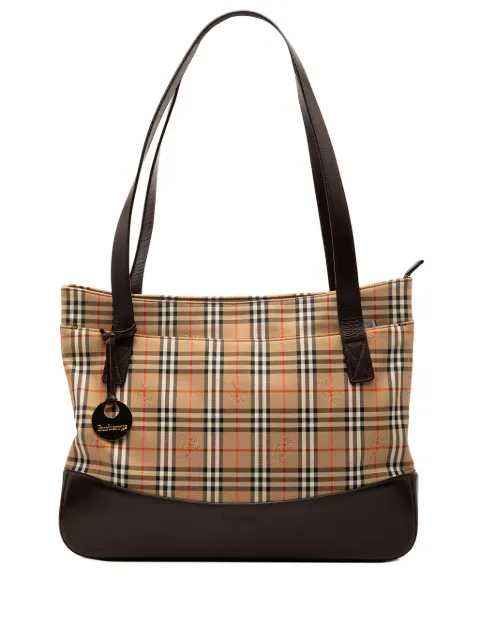 Burberry Pre-Owned 20th Century Haymarket Check Canvas tote bag