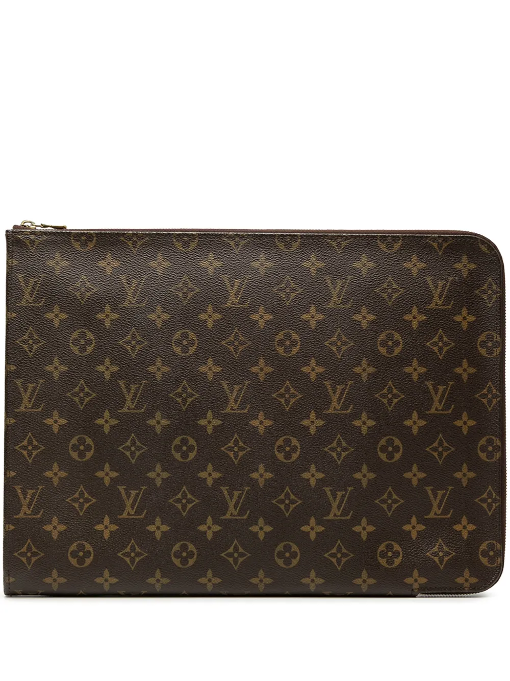 Louis Vuitton Pre-Owned 2004 Monogram Poche Documents Portfolio business bag | Brown | Image 1