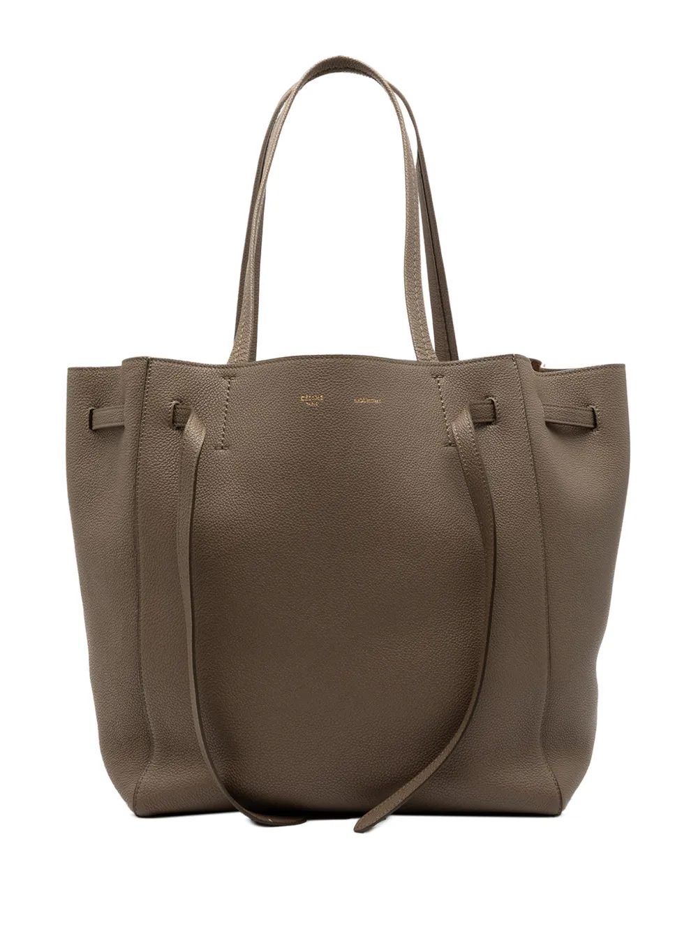 Celine Pre-Owned 2010-2025 Small Leather Phantom Cabas tote bag - Marrone