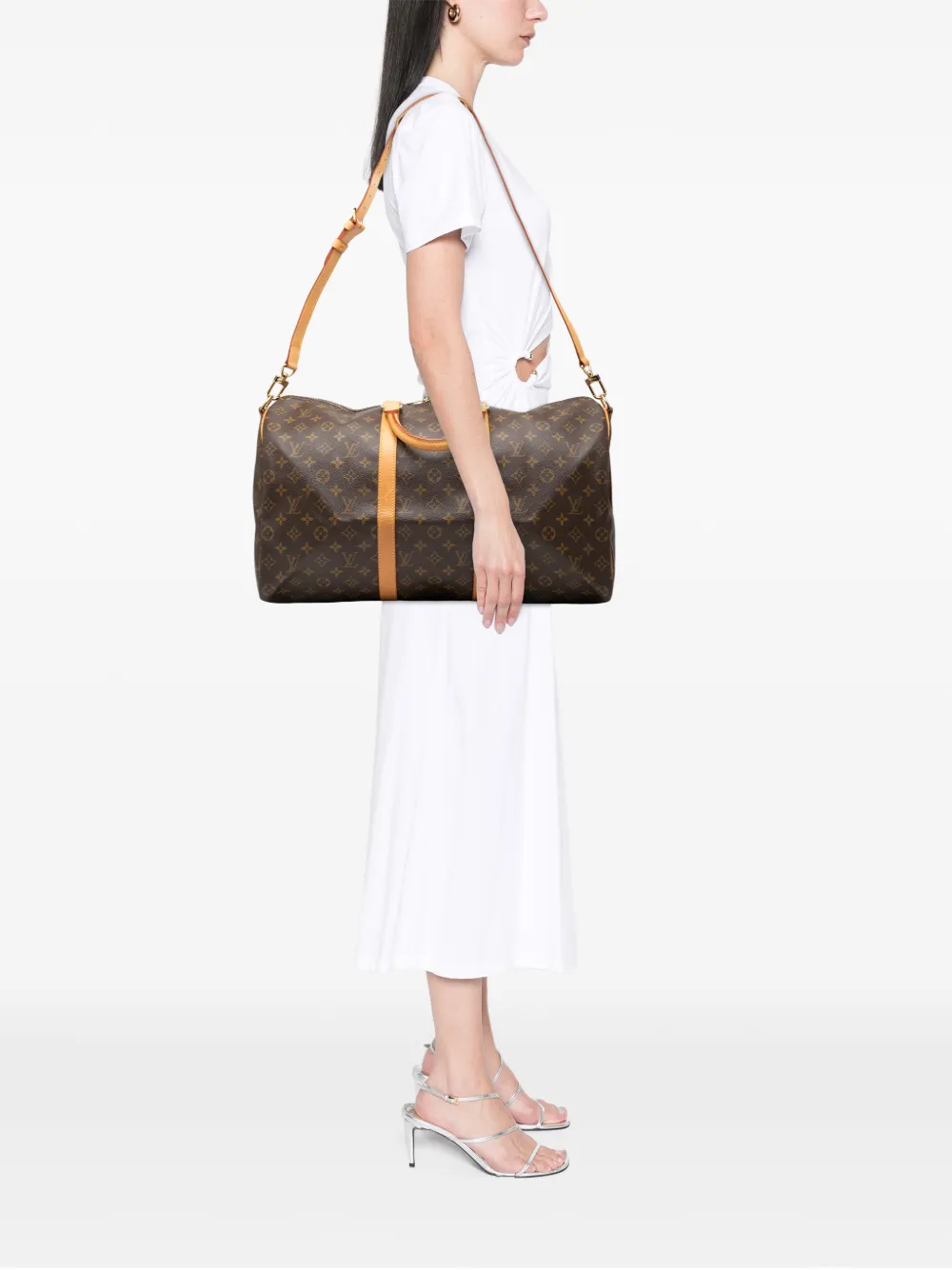 Louis Vuitton Pre-Owned 1997 Monogram Keepall Bandouliere 50 travel bag - Marrone