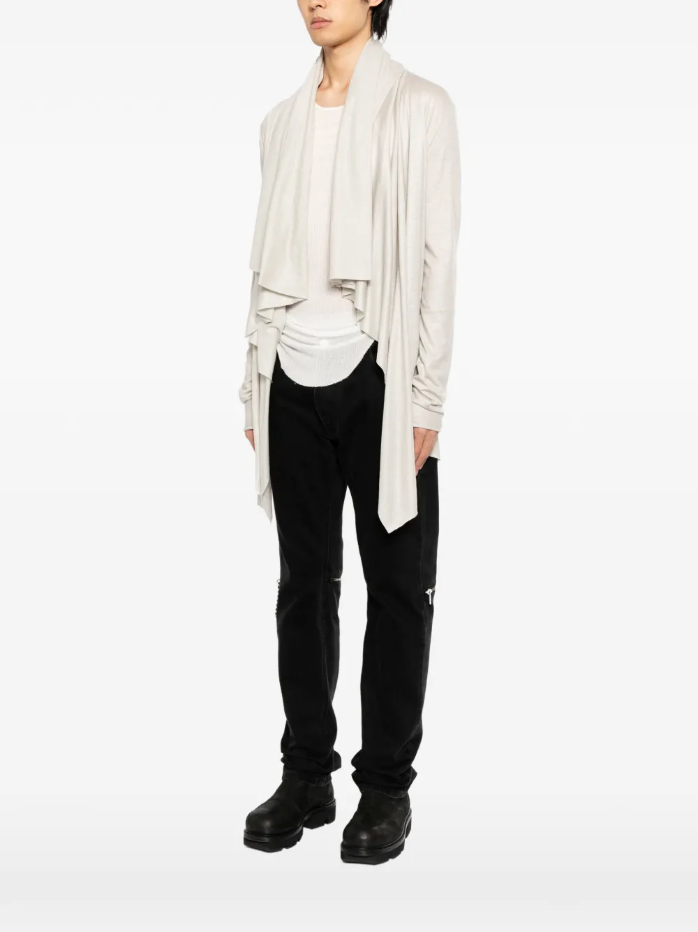  Julius Veiled Cardigan - Neutrals 