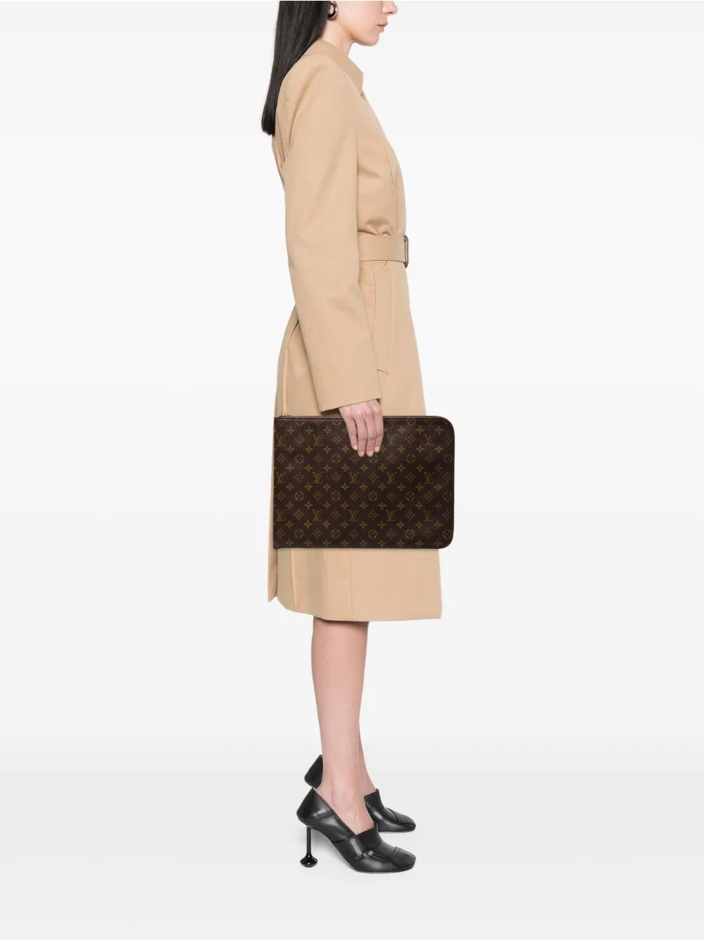 Louis Vuitton Pre-Owned 1996 Monogram Poche Documents Portfolio business bag | Pre-Owned | Image 2