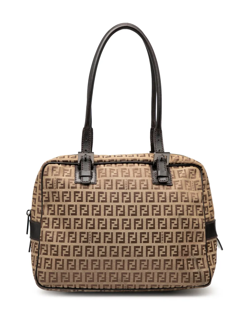 Fendi Pre-Owned 2000-2010 Zucchino Canvas shoulder bag - Marrone